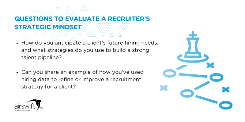 Chess-themed image highlighting how top recruitment agencies anticipate future hiring needs, build talent pipelines, and refine strategies using data-driven insights for long-term success.